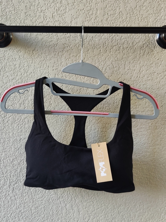 POPFLEX Other - POPFLEX Black Racerback Sports Bra